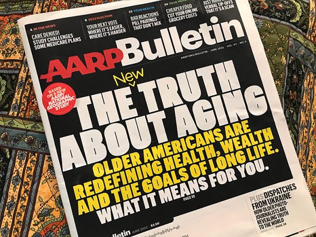 AARP magazine cover