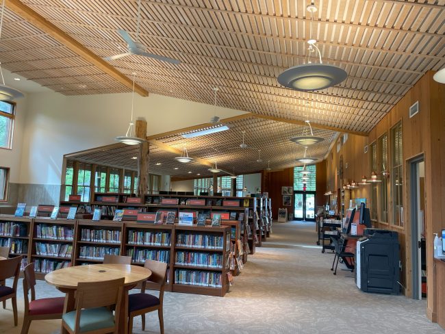 library interior